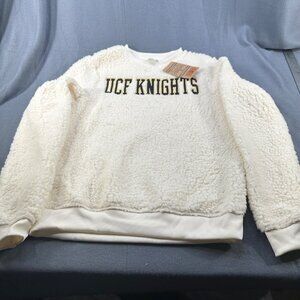 Rivalry Threads Women's Sz Small 4-6 Sweatshirt Sherpa UCF Knights Pullover New